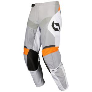 Pantalon motocross SCOTT EVO Race blanc-orange
