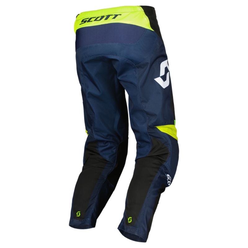 Pantalon motocross SCOTT EVO Race violet-jaune fluo