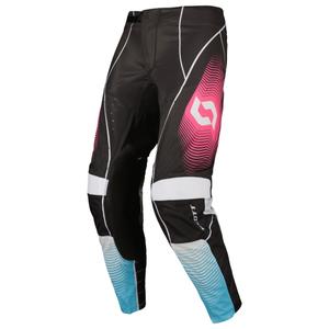 Pantalon motocross SCOTT Podium PRO bleu-rose