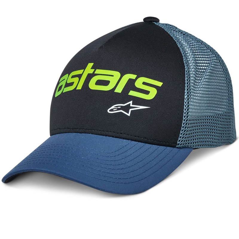Alpinestars Vital Trucker cap noir-bleu-vert