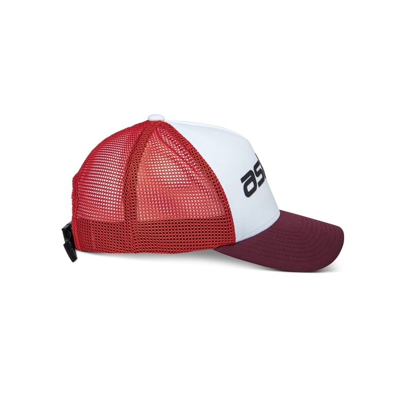 Casquette Alpinestars Vital Trucker blanc-marron-rouge-orange