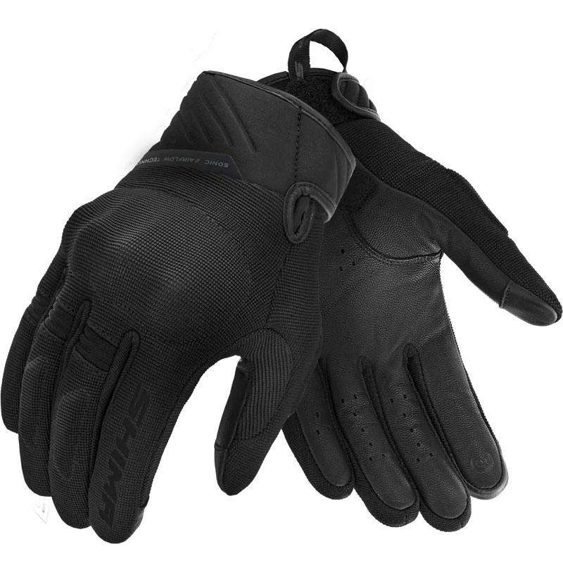 Gants moto femme Shima Sonic noir
