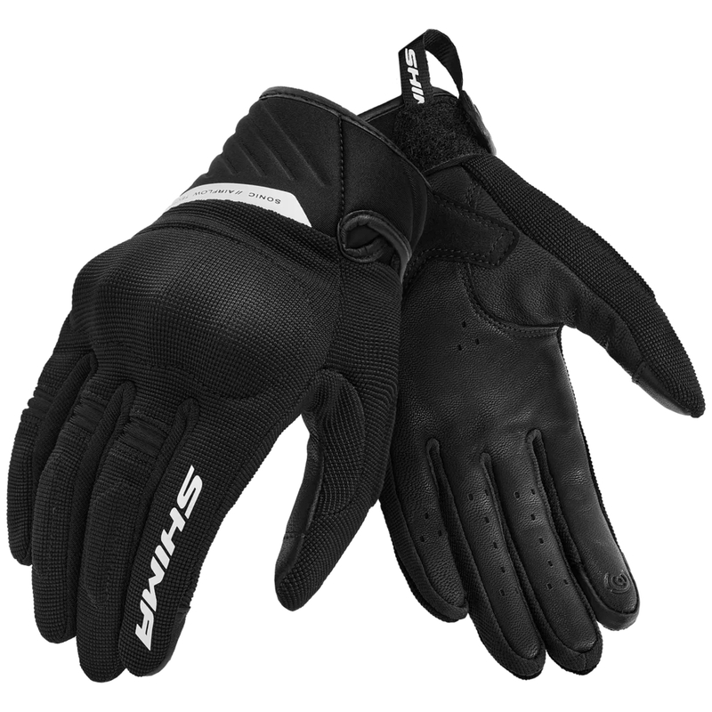 Gants femme Shima Sonic noir-blanc