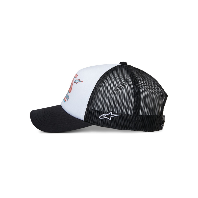 Casquette Alpinestars Ayess Trucker blanc-noir