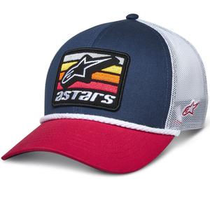 Casquette Alpinestars Selica Trucker bleu-rouge-blanc