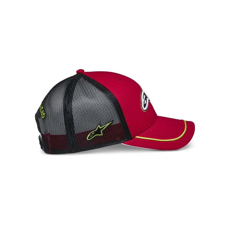 Casquette Alpinestars Exceed Trucker rouge-noir