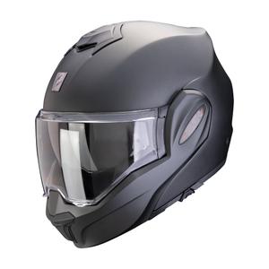 Casque à visière Scorpion EXO-TECH EVO PRO SOLID pearl matte black - II. qualité