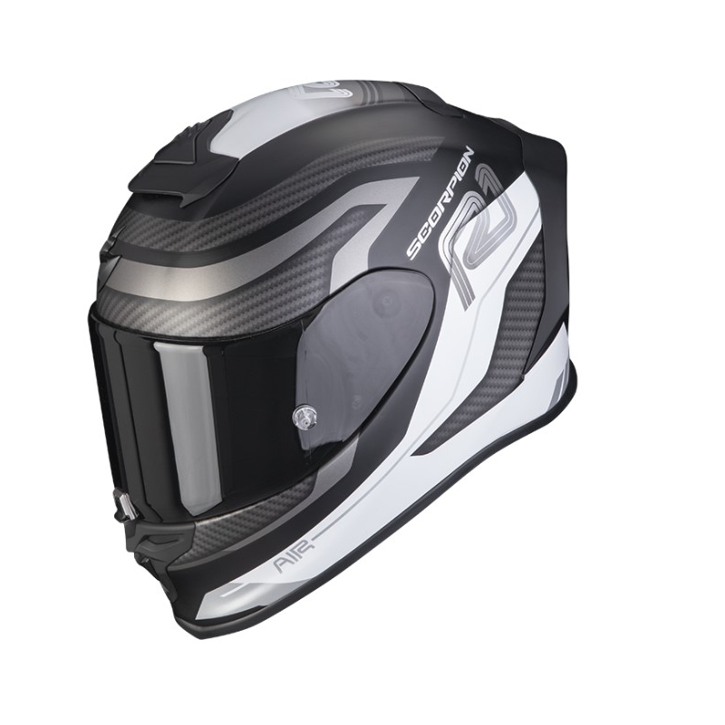 Casque moto intégral SCORPION EXO-R1 EVO AIR VATIS noir-blanc - II. qualité