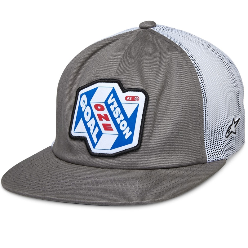 Casquette Alpinestars That Way Trucker gris-blanc
