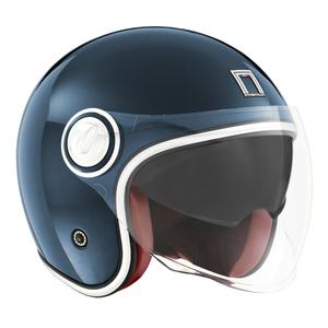 Casque moto jet NOX PREMIUM Heritage bleu pétrole - II. qualité