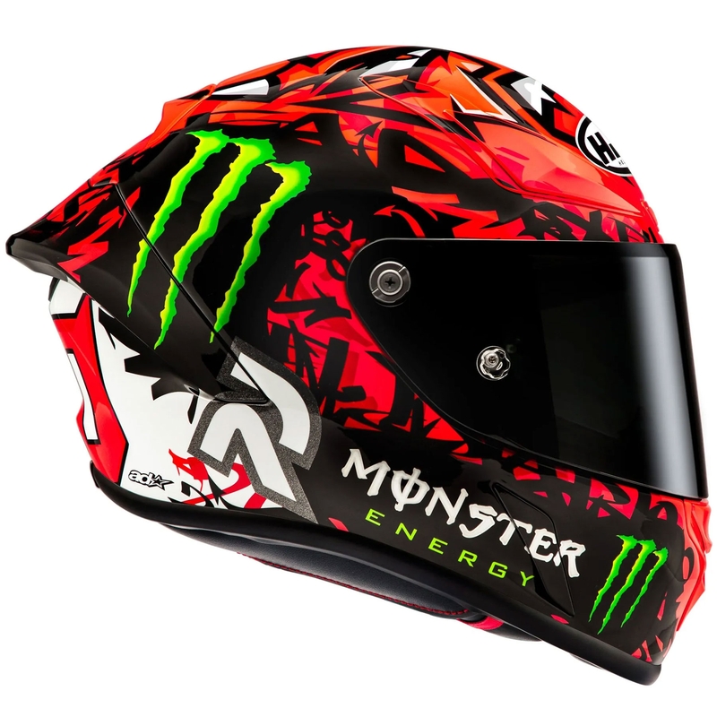 Casque moto intégral HJC RPHA 1 Quartararo Replica II MC1 rouge-noir-blanc-vert