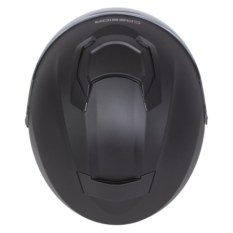 Casque moto ouvert Cassida Jet Tech 2.0 Solid noir mat-gris