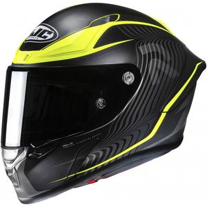 Casque moto intégral HJC RPHA 1 Lovis MC3HSF noir-jaune fluo