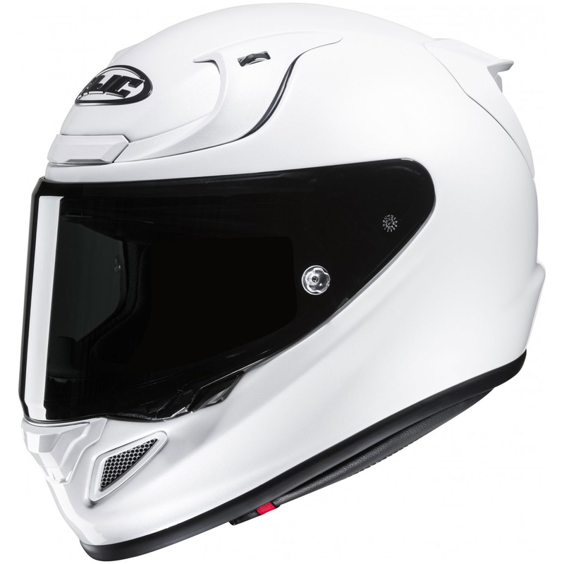 Casque moto intégral HJC RPHA 12 Solid blanc perle