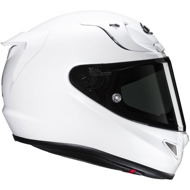 Casque moto intégral HJC RPHA 12 Solid blanc perle
