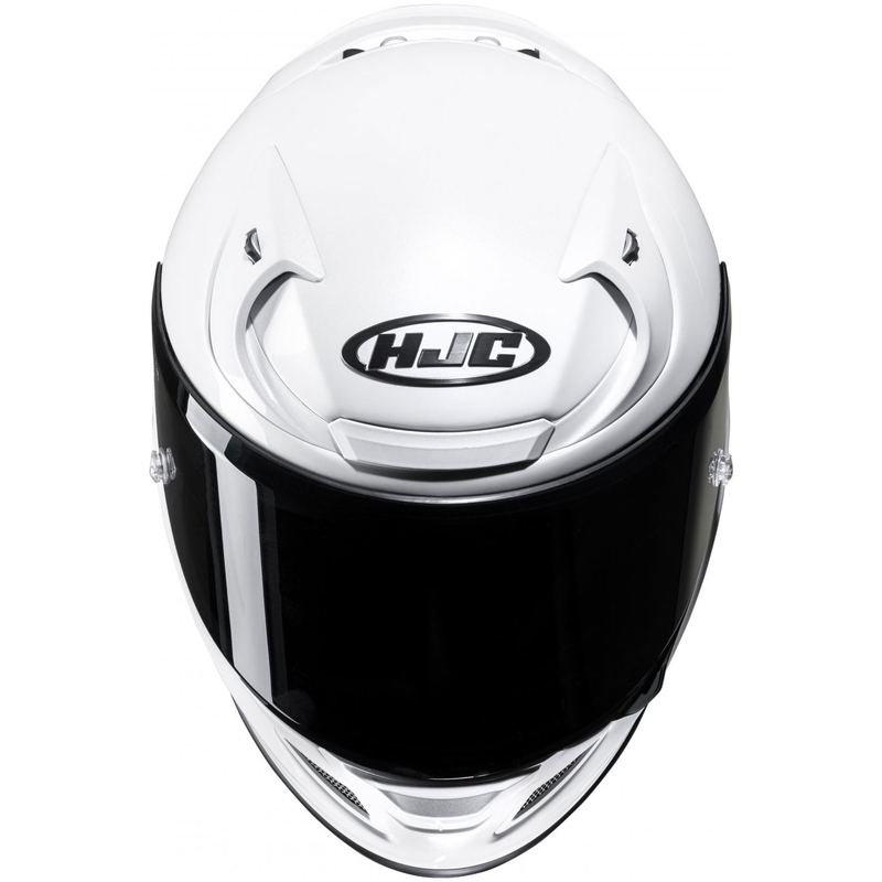 Casque moto intégral HJC RPHA 12 Solid blanc perle