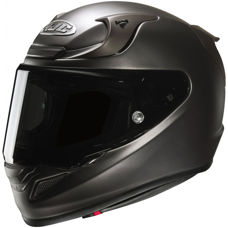 Casque moto intégral semi-plat HJC RPHA 12 Solid en titane