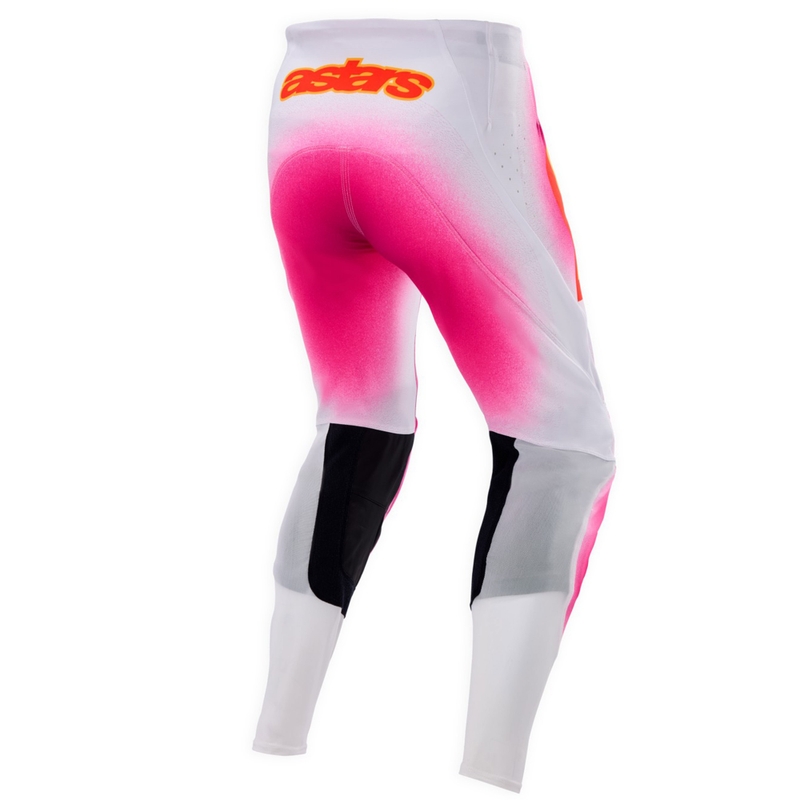 Pantalon motocross Alpinestars Supertech Limited Edition MIG Fluo Rose-Blanc-Orange
