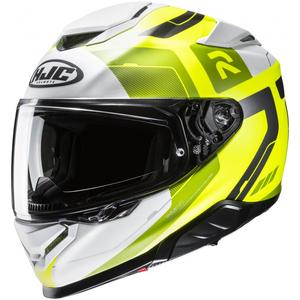 Casque moto intégral HJC RPHA 71 Cozad MC3HSF gris-noir-jaune fluo