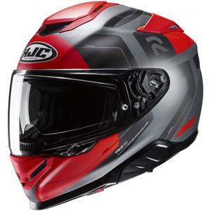 Casque moto intégral HJC RPHA 71 Cozad MC1SF gris-noir-rouge