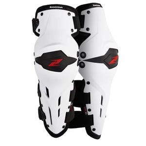 Genouillères moto Zandona X-Treme Kneeguard blanc-noir