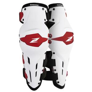 Genouillères moto Zandona X-Treme Kneeguard blanc-rouge