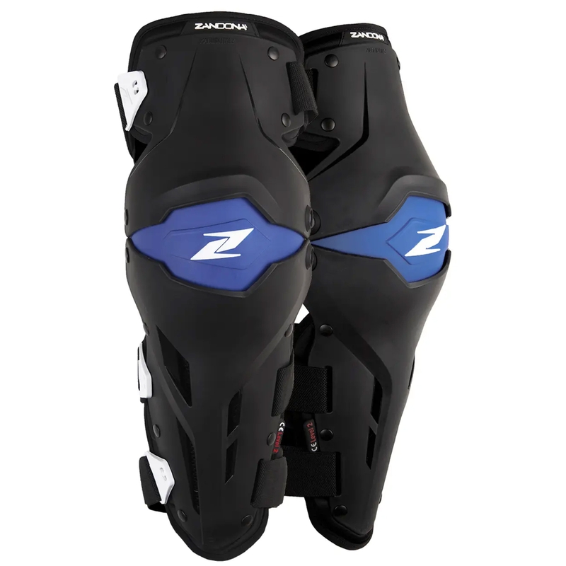 Genouillères moto Zandona X-Treme Kneeguard noir-bleu