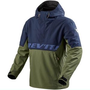 Veste de moto Revit Smock Photon bleu foncé-vert