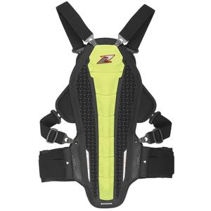 Protection dorsale et thoracique Zandona Hybrid Armour X6 jaune fluo 158 - 167 cm