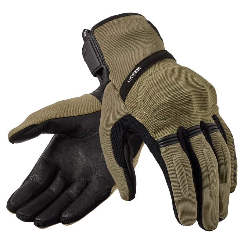 Gants de moto Revit Mosca 2 vert-noir