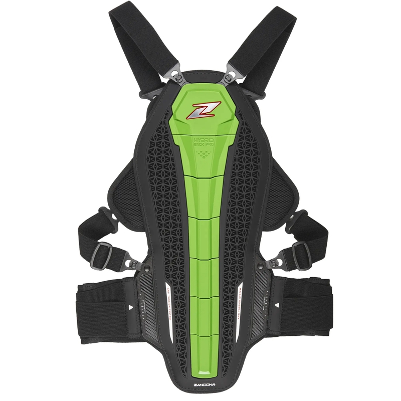 Protection dorsale et thoracique Zandona Hybrid Armour X7 verte 168 - 177 cm