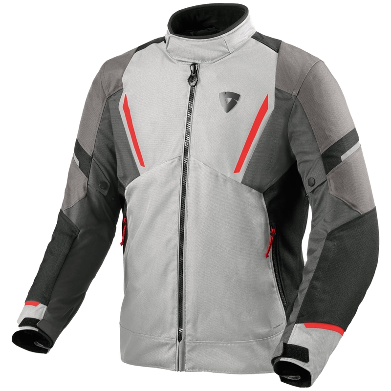 Blouson moto Revit Undulate H2O gris argenté