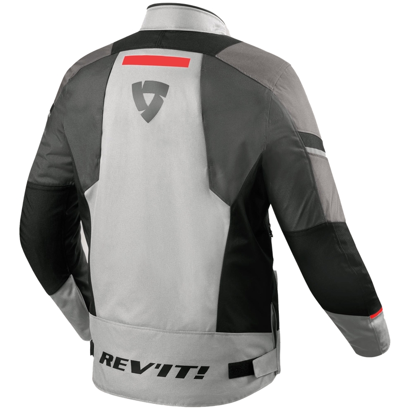 Blouson moto Revit Undulate H2O gris argenté