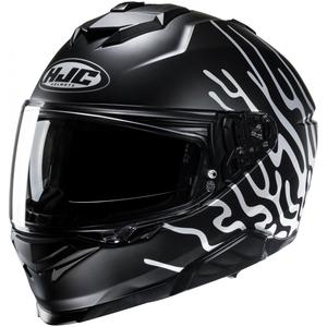 Casque moto intégral HJC i71 Celos MC5SF noir-blanc