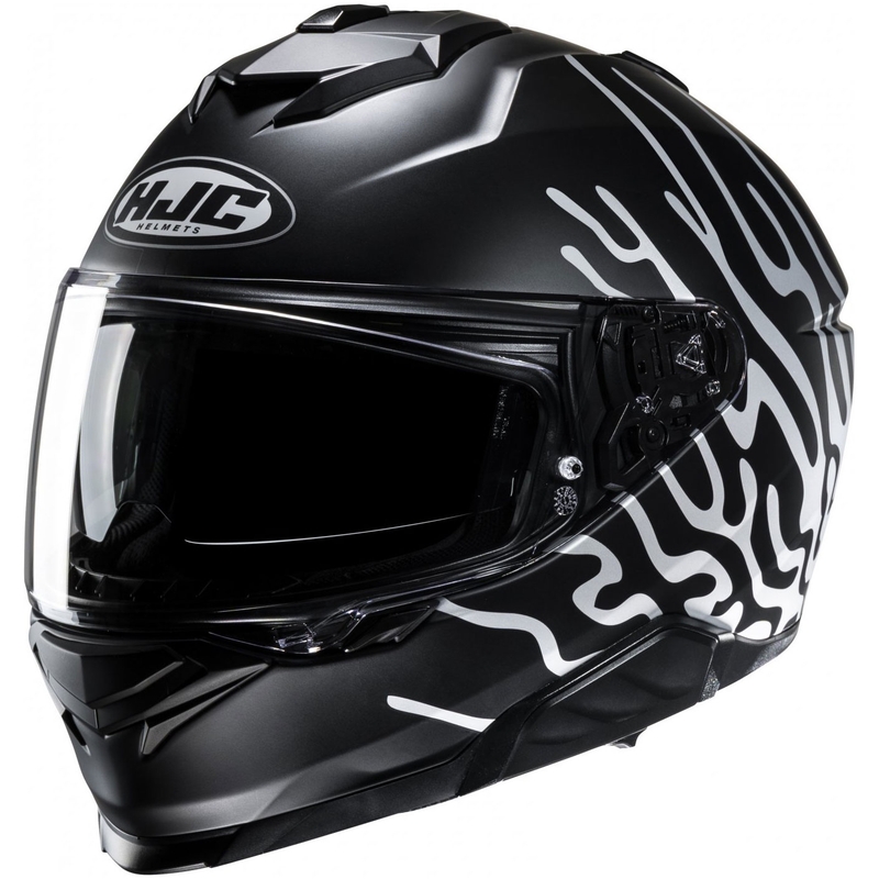Casque moto intégral HJC i71 Celos MC5SF noir-blanc