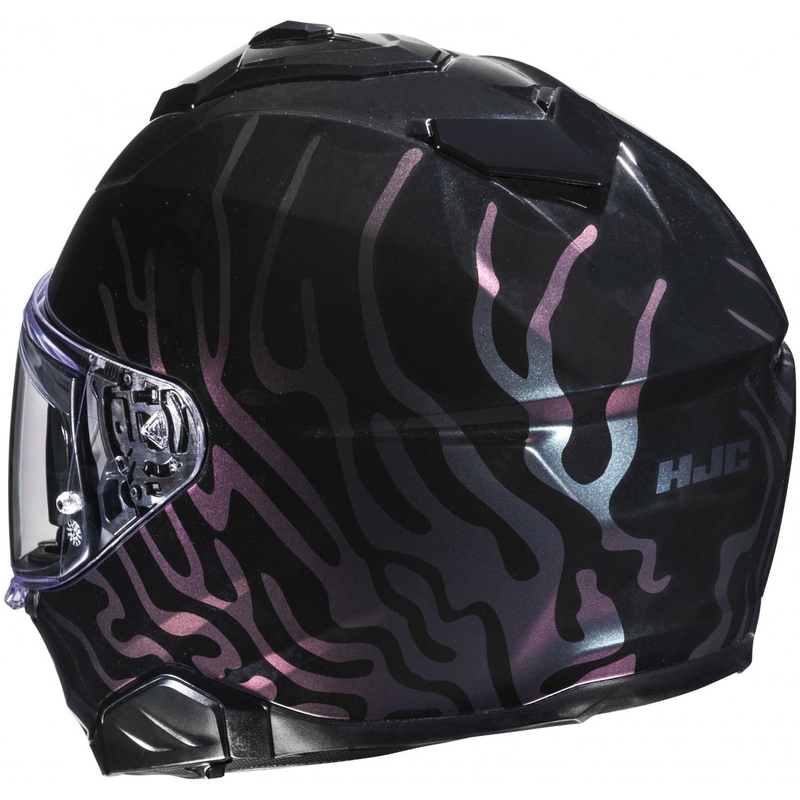 Casque moto intégral HJC i71 Celos MC5 noir-violet-argent