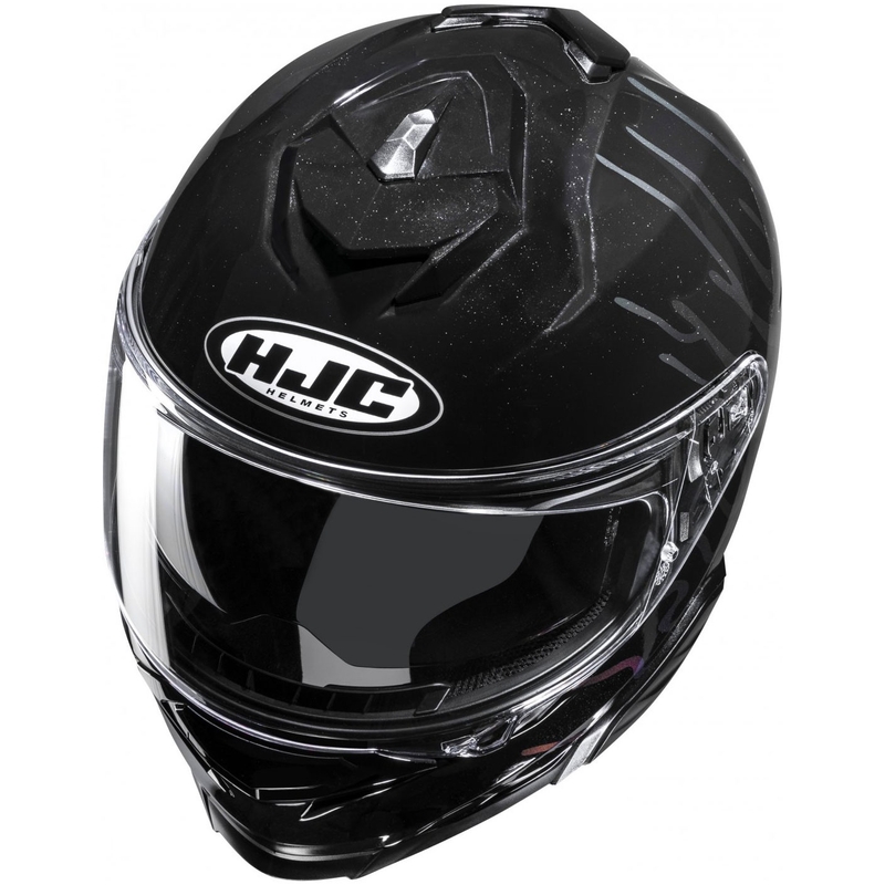 Casque moto intégral HJC i71 Celos MC5 noir-violet-argent