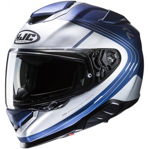 Casque moto intégral HJC RPHA 71 Frepe MC2SF bleu-argent