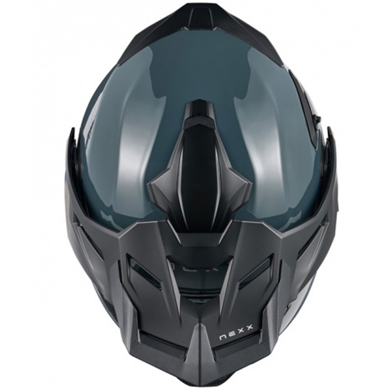 Casque de moto modulable Nexx X.Lifecountry Plain bleu soldes