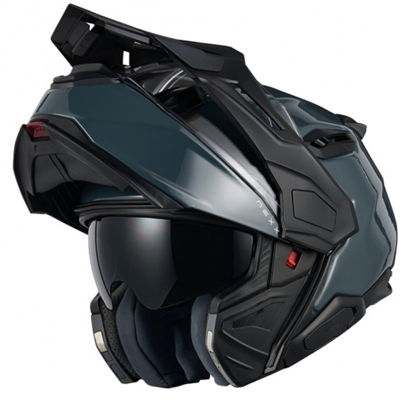 Casque de moto modulable Nexx X.Lifecountry Plain bleu soldes
