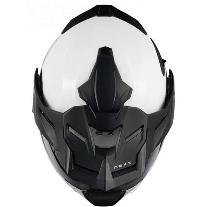 Casque de moto modulable Nexx X.Lifecountry Plain blanc soldes