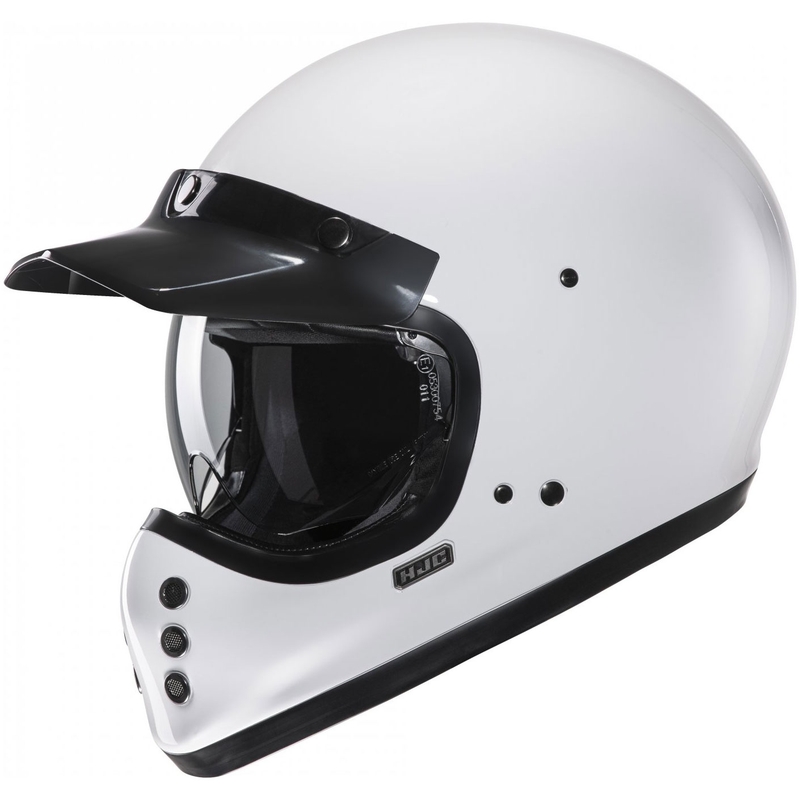 Casque moto intégral HJC V60 Solid blanc