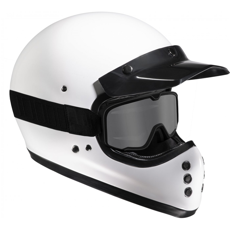 Casque moto intégral HJC V60 Solid blanc