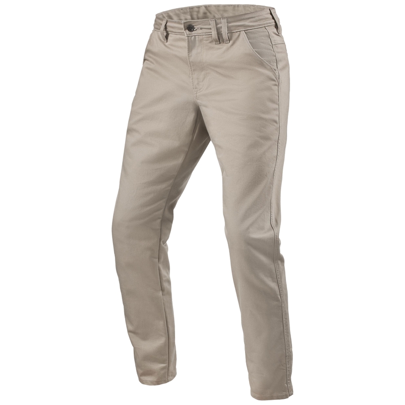 Pantalon de moto fuselé Revit Chino Dean 2 short Sable
