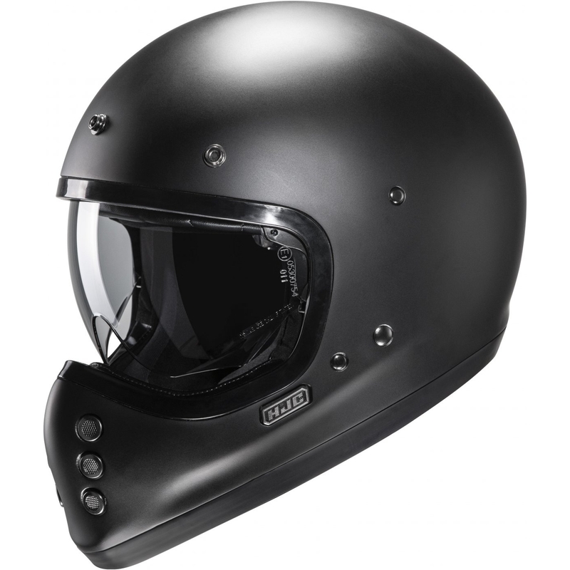 Casque moto intégral semi-plat HJC V60 Solid noir