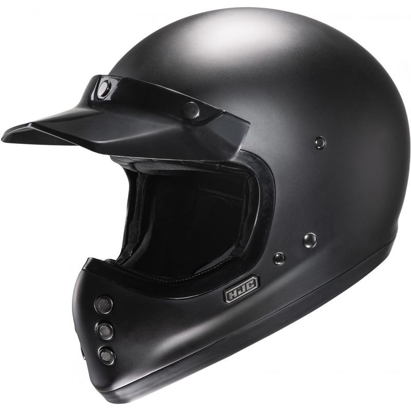 Casque moto intégral semi-plat HJC V60 Solid noir