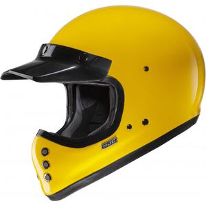 Casque moto intégral HJC V60 Solid jaune foncé