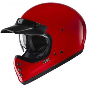 Casque moto intégral HJC V60 Solid rouge foncé