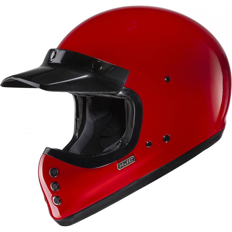 Casque moto intégral HJC V60 Solid rouge foncé