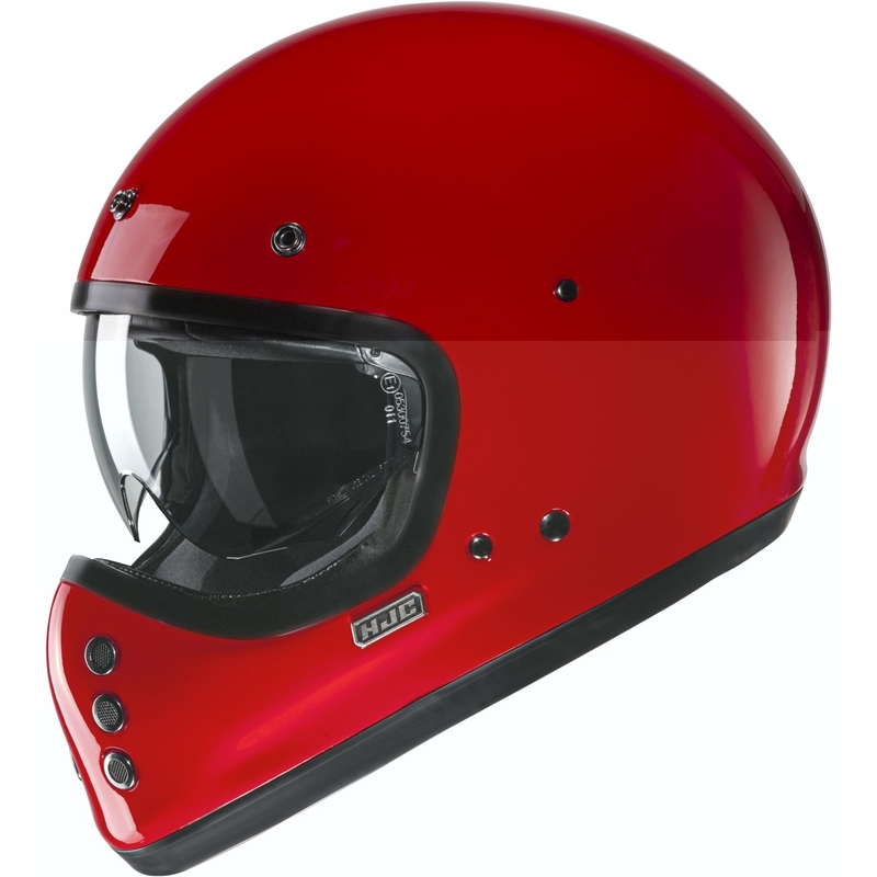 Casque moto intégral HJC V60 Solid rouge foncé